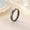 Black, variant on Size 6 Gold Rings For Women Men Vegetarian Ring Titanium Steel Ring Fashion Korean Version Flowers Band Finger Jewelry Gold Silver Black Size 6-13