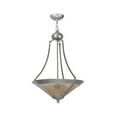 thumbnail image 2 of Meyda Tiffany 117717 18" W Van Erp Silver Mica Inverted Pendant - Silver, 2 of 5