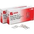 thumbnail image 2 of (2 pack) Acco, ACC72152, Regal Clips, 200 Per Pack, Silver, 2 of 4