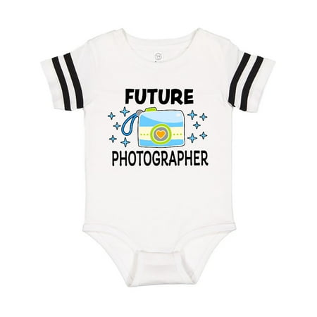 

Inktastic Future Photographer with Blue Camera Gift Baby Boy Bodysuit