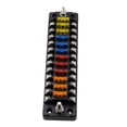 thumbnail image 4 of Minkissy 1 Set Automotive Fuse Holder Black Rectangular Plastic with Double Fuses for Car Use, 4 of 7