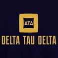 thumbnail image 3 of CafePress - Delta Tau Delta Gold Stacked Signature Sweatshirt - Pullover Hoodie, Classic & Comfortable Hooded Sweatshirt, 3 of 4