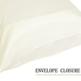 thumbnail image 4 of Unique Bargains 2-Pack 22 Momme 100% Silk Pillowcases, Queen, Beige, 4 of 8
