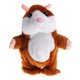 thumbnail image 2 of Grabación de voz de hámster con pilas para aprender para niños, marrón claro perfke Talking Hamster Toy, 2 of 9
