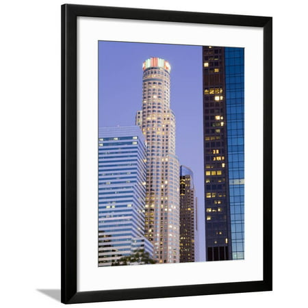 Us Bank Tower in Los Angeles, California, United States of America, North America Framed Print Wall Art By Richard