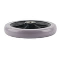 thumbnail image 1 of Roue Solide Grise 120kg, Pieds de Remplacement pour Fauteuil Roulant, Accessoire de Marcheur Assemblage de Roulettes Maison, 1 of 8