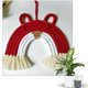 thumbnail image 3 of Red Tapiz de macramé de 7 líneas, arcoíris para gatos, adornos para colgar en la pared, hilo de algodón tejido hecho a mano, decoración para habitación de niños, hogar, fiesta y gu, 3 of 5