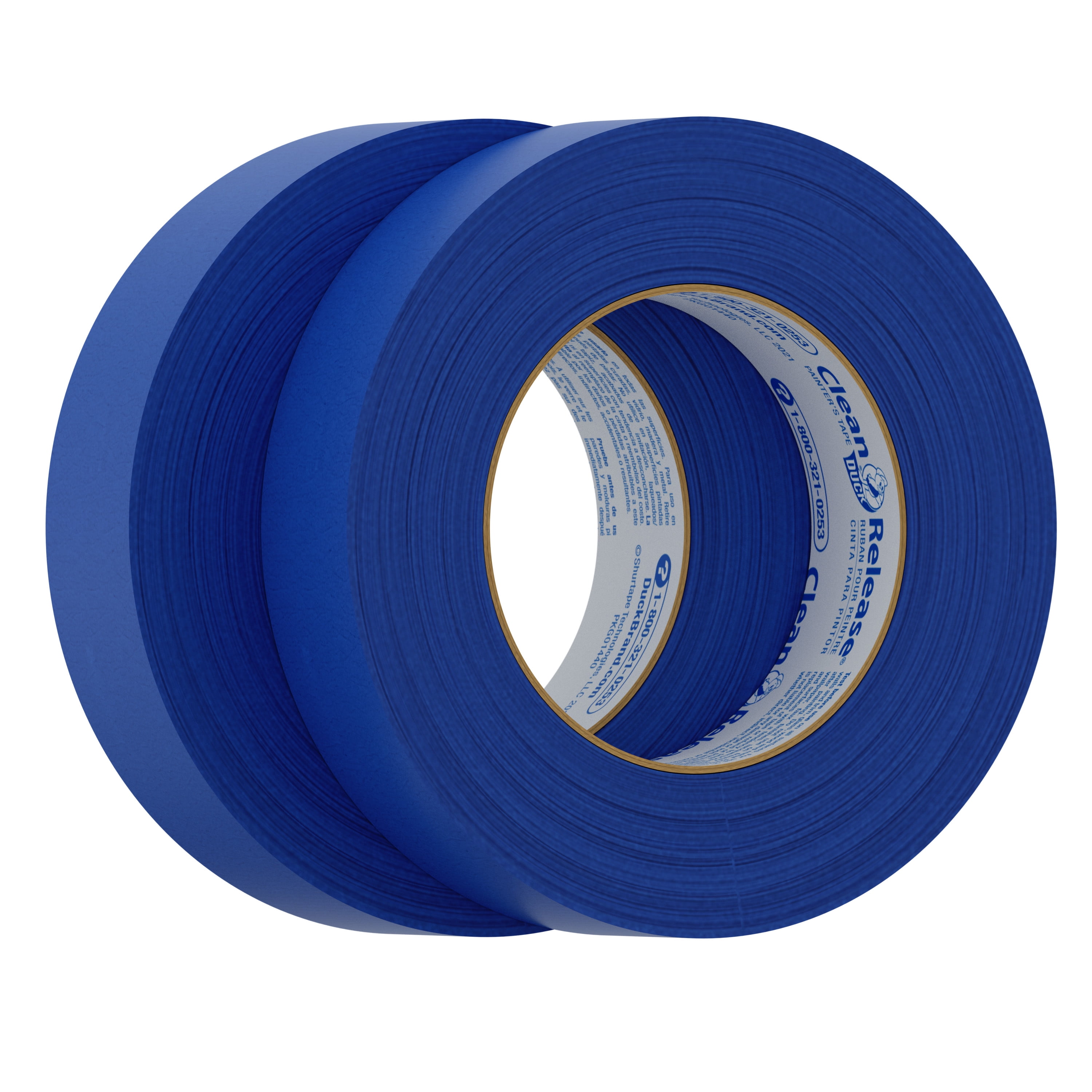 (2 pack) Duck Clean Release 0.94 in. x 42 yd. Blue Painter's Tape, 2 Rolls