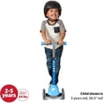thumbnail image 4 of Radio Flyer Jouet à Bascule pour Enfants Flyer Jr., Jouet à Chevaucher avec Roues Lumineuses, Bleu, 4 of 9