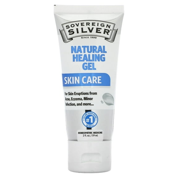 Sovereign Silver Natural Healing Gel, Skin Care , 2 fl oz (59 ml)