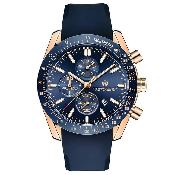 Pagani Design Pagrne New Men Quartz Watch Rubber Belt Men's Luxury Watch Fashion Casual Sports Male Clock Relogio Maasculino