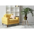 thumbnail image 3 of Simply Daisy 26" x 26" Modern Monogram Decorative Throw Pillow, Olive, 3 of 3