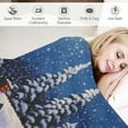 thumbnail image 3 of Fenyluxe Christmas Tree Print Throw Blanket Super Soft for All Seasons - Blanket for Bed, Sofa, Living Room Decor 60x80in, 3 of 6