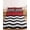 Dark Red Black, variant on Cal.King Size Fitted Sheet Set - Black White Chevron 3 Piece Bedding Sets 16" Deep Pocket Fitted Sheet with 2 Pillowcases, Geometric Red Sea Wavy Striped Brushed Microfiber Hotel Luxury Bed Sheets