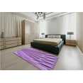 thumbnail image 4 of Ahgly Company Indoor Rectangle Patterned Violet Purple Area Rugs, 2' x 5', 4 of 6