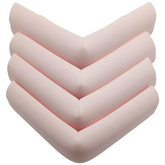 Protector de mueble seguro ProtekPink 4pzas 6x6x2.5cm Rosa Tipo L Protector Espuma Suave