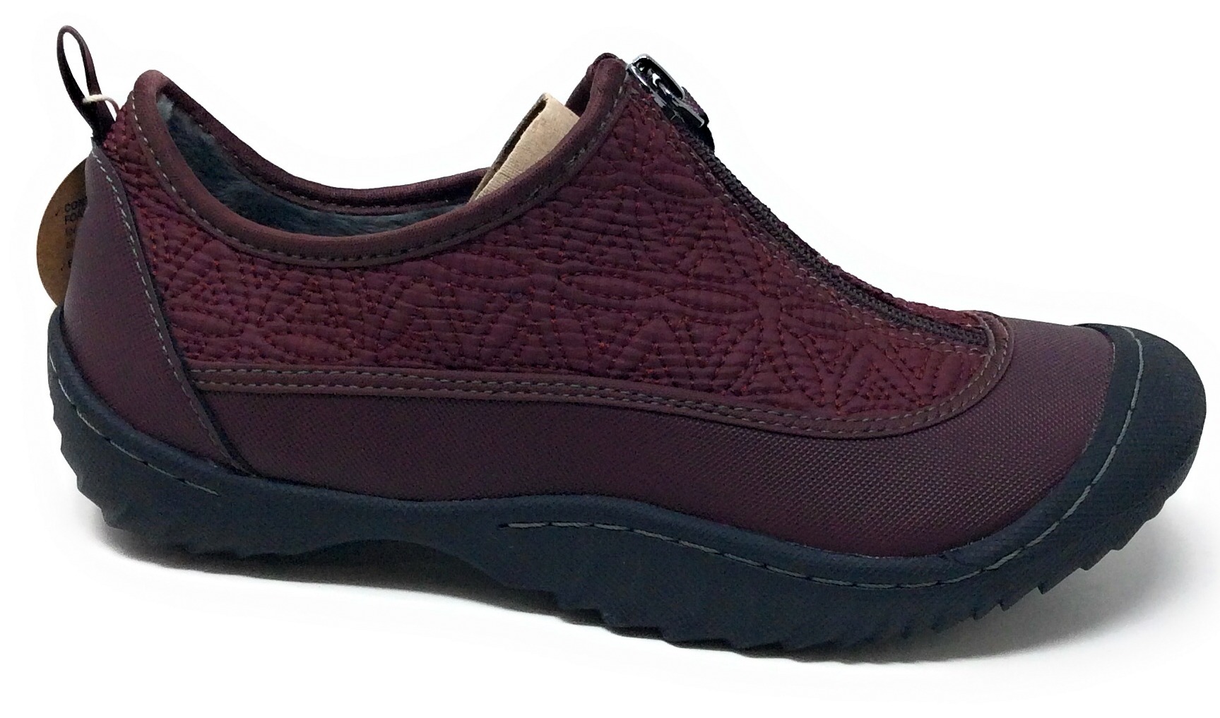 JSport By Jambu Womens Malbec Flat Shoe Burgundy Size 7 M US