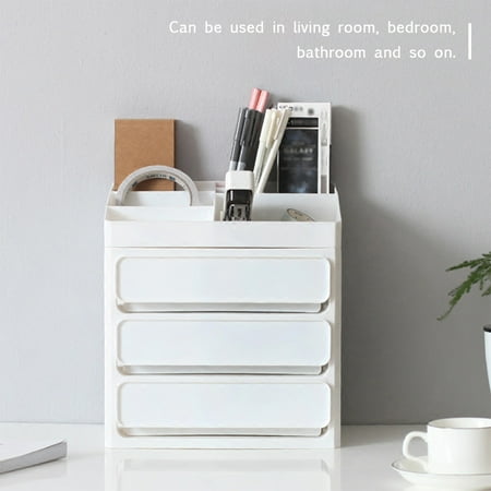Women Large Capacity Multi Drawers Cosmetics Storage Box Girl