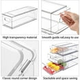 thumbnail image 6 of GOVVEP 1 Pack 6 Litre Stackable Refrigerator Organizer Bins Pull-Out Drawers for Fruit and Veggies, 6 of 8