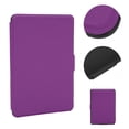 thumbnail image 4 of Fundas Y Estuches Para Kindle Paperwhite Case Estuche Protector Thin Cross Pattern EReader PU Funda De Cuero Para Kindle Paperwhite123Purple Amonsee NO, 4 of 6