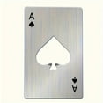 thumbnail image 5 of Ace of Spades Bottle Opener, Stainless Steel Card Bottle Opener, Credit Card Size Beer Opener for Wallet, Bar & Everyday Carry, 5 of 5