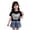 Black, variant on Cethrio Girls Cotton Outfit Sets Size 6, Short Sleeve 2 Piece Printed T-shirts and Denim Shorts Sets Pink