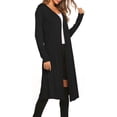 thumbnail image 1 of Cardigan Maxi pour Femmes – Décontracté Long Fluide Ouvert Longueur au Sol Léger Chandail, 1 of 4
