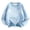 Blue, variant on newwalpole Girls Fashion Sweatshirt with Colorful Design, Cotton Crewneck Sweatshirt with Tie Dye Technology (Blue, 12-18 Months)