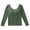C-Green209, variant on DHFJKG Long Sleeve Shirts For Women Basic Tee With Built In Bra Scoop Neck Slim Fit Lightweight Casual Base Layer T Shirt Solid Color Cozy Tops
