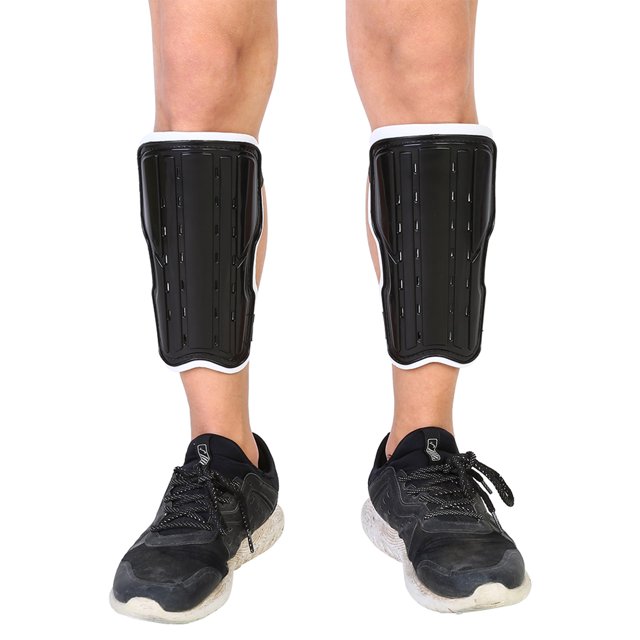 Espinilleras ANGGREK 1 par Transpirable Fútbol Piernas Espinilleras Protectores Portátiles con Mangas de Absorción de Impactos Mesa para Adultos ANGGREK Otros