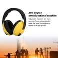 thumbnail image 3 of Portable Ear Muffs, Foldable Sound Blocking ABS Shell Hearing  NRR 31DB Earmuffs Noise Reduction  For Shooting, 3 of 8