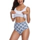 thumbnail image 4 of Tankini con volantes, tankini de cintura alta para mujer, conjunto de parte inferior de bikini, trajes de baño para mujer, rendimiento inigualable, 4 of 6
