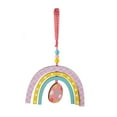 thumbnail image 1 of Wooden Pendant Create Atmosphere Unfading Delicate Wooden Easter Rainbow Pendant, 1 of 5