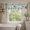 Color 2, variant on SPXUBZ Tropical Floral Window Valance Curtain Palm Leaf Flower Pattern Rod Pocket Kitchen Curtain Summer Home Decor