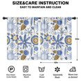 thumbnail image 2 of Blackout Kids Curtains,Blue and Yellow Pioneer Flower Childrens Insulated Curtains Set Of 2,Bedroom Essentials,Toddler Room Decor 42x54in(106x137cm), 2 of 5