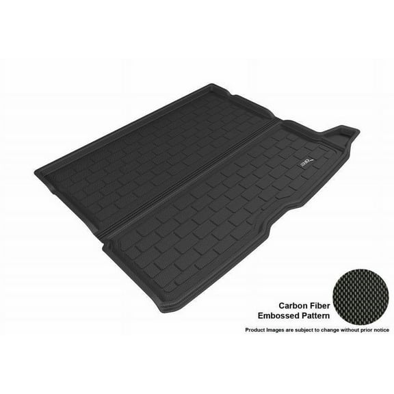 3D MAXpider 2016-2023 Fits Mercedes-Benz Glc-Class Carbon Fiber Embossed Pattern Cargo Liner Kagu Black M1MB0791309