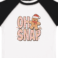 thumbnail image 4 of Inktastic Oh Snap Gingerbread Man Girls Toddler T-Shirt, 4 of 5
