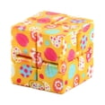 thumbnail image 1 of PENGXIANG Infinite Cube Block Toy - Hand-held Magic Puzzle Flip Cube | Finger Cubes Preschool Toys for Kids Adults  Colorful Patterns 8 Styles, 1 of 7