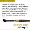 thumbnail image 3 of KINGART&reg; Original Gold&reg; Premium 9245 Deerfoot Stippler Series Artist Brushes, Natural Fitch Hair, All Media, 3 of 11
