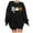 Black, variant on TJAZFJPA White Off the Shoulder Sweater Women's Printed Pullover Sweatshirt | Chic Sleeveless Top for Fall and Winter 3/4 Sleeve Sweaters for Women Turtleneck Sweater Women Slim Fit