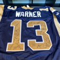 thumbnail image 5 of 1999 St. Louis Rams Super Bowl Champs Team Signed Jersey Kurt Warner JSA COA, 5 of 11