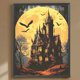 thumbnail image 2 of 5D DIY pintura de diamante redondo completo Kit de noche de Halloween decoración del hogar 30x40cm, 2 of 9