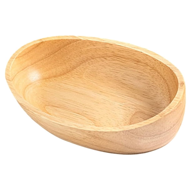 Plato de sushi de madera multiusos estilo japonés para fiestas, mesa de cocina y hogar. 17cmx10cm