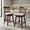 Oak-, variant on Barara King 24 Inch Counter Height Bar Stool Contemporary Dining Chair with Backrest Cushion for Kitchen Dining Room Living Room Home Bar Decor, Oak-1 Piece