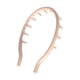thumbnail image 2 of Diadema de silicona suave con forma de peine, ligera y de regalo, ideal para fiestas. Caqui, 2 of 8