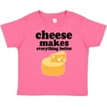 thumbnail image 3 of Inktastic Cheese Makes Everything Better Boys or Girls Toddler T-Shirt, 3 of 5