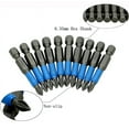 thumbnail image 4 of 10pcs 50mm Non Slip Screwdriver Bit Magnetic Single Head PH1/PH2/PH3/for PZ1/for PZ2/PZ3 PH1, 4 of 9