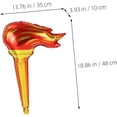 thumbnail image 2 of 150 Pieces Inflatable Olympic Torch Halloween Haloween Gift Decorate Decoration Inflatable Torch Inflatable Torch for Home Olympic Games Balloon Deco, 2 of 4