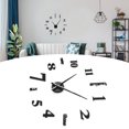 thumbnail image 4 of DIY Wall Decoration Clock, Stylish Luminous 3D DIY Wall Clock Big Pointer  For Living Room, 4 of 8