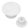 thumbnail image 2 of Round Hatch Cover Wire Junction Box UV Resistant Accessory for Marine Boat Yacht RV White, 2 of 5